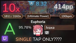 🔴 83⭐ Ivaxa  Ata  Euphoria Ultimate Power 9578  414pp 10❌  osu [upl. by Ambrogio]