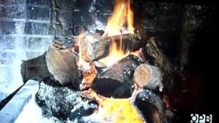 The Yule Log Timberline Lodge on Mt Hood Oregon  Freitag 24 Dezember 2010 [upl. by Evans]