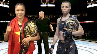 UFC：Rose Namajunas challenged Zhang Weili again As a result Rose Namajunas was beaten and bled [upl. by Adnol]