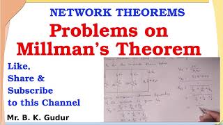 Problems on Millmans Theorem [upl. by Ydnal]