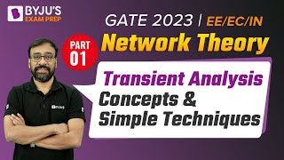 Transient Analysis Concepts amp Simple Techniques Part1  Network Theory  GATE 2023 EEECIN [upl. by Aihseit]