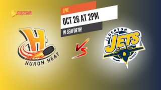 Huron Heat vs Hericanes  Oct 26 at 2pm [upl. by Ycnahc]