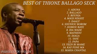 Thione Seck Hommage best of les meilleures chansons [upl. by Schott]