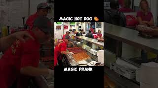 Magic Hot Dog 🌭🌭🌭funnymagician prank funnymagictricks foryou magics magiciantricks [upl. by Carlina87]