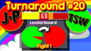 Agario Team Mode Turnaround 20 last man standing how many times can you eat the same cell [upl. by Revlis]