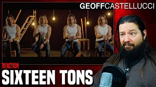 Reaction to the Low Bass Cover of quotSixteen Tonsquot by Geoff Castellucci 🎶🔥 [upl. by Ivatts]