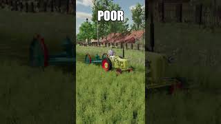 POOR vs RICH shorts fs22 farmingsimulator22 fs25 farmingsimulator25 [upl. by Ahsinet900]