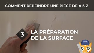 Tutoriel  préparer correctement sa surface mur plafond avant de peindre une pièce [upl. by Neelahtak]