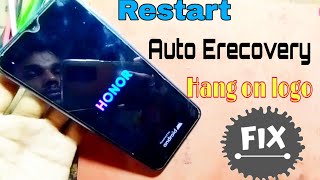 honor 10 lite auto Erecovery mode fix  honor restart  hang on logo solution [upl. by Sicular]