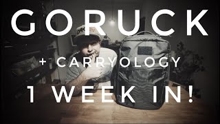 GORUCK  CARRYOLOGY Guerrilla X GRXC1 21L One week later [upl. by Adlih227]