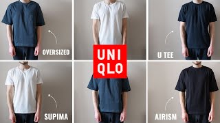 UNIQLO TShirt Review amp Comparison  Packaged DRY SUPIMA Cotton U Crew [upl. by Rasia]