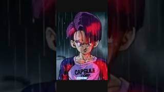 Trunks Turns Super Saiyan sad trunks anime sadstatus dragonball dbs slowed audioedit shorts [upl. by Ellenahc]