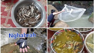 Luikal lendeng Net fishing mukbang nghal Aizawl lqm thian te nen part 2 na😄 [upl. by Ateval825]