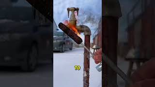 How to Melt Frozen Taps in Cold Countries 😯❤️ [upl. by Mallissa217]