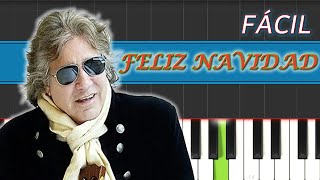 ¡FELIZ NAVIDAD  José Feliciano  Piano Tutorial Muy FÁCIL 🎹  Tutorial Navideño [upl. by Euqinor999]