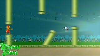 Flappy Bird encounters Super Mario Bros [upl. by Ammann]