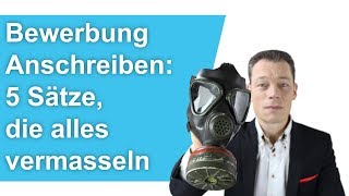 DIESE 5 Sätze zerstören deine Bewerbung Meiden [upl. by Mikkanen]