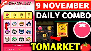 🍅Tomarket Airdrop Combo 9 November  Tomarket Daily Combo Today  Tomarket Secret Combo Today [upl. by Cutter328]