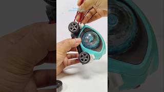 Mini Car Powered by DC motor  Remote control car Remote car  DC Motor remote car DC motor RC car [upl. by Kindig]