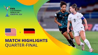 USA v Germany  FIFA U20 Womens World Cup Colombia 2024  Match Highlights [upl. by Raclima]