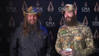 Post Malone and Chris Stapleton on How They Met Writing Together and 2024 CMA Awards Interview [upl. by Atteloiv]