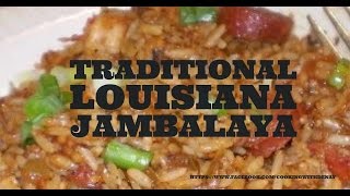 How to make Traditional Louisiana Chicken amp Smoked Sausage Jambalaya [upl. by Milzie]