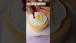 How To Make Normal Cake Designcake food camw [upl. by Leanna]