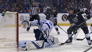 Vasilevskiys incredible behindtheback save [upl. by Eiramrefinnej274]