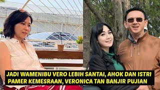 hari libur ini ibu veronica tan bahagia bersama keluarga ahok dan istri pamer kemesraan [upl. by Helbona]