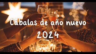 ⚡✨ 2024 CABALAS2024 AÑONUEVO2024 CABALAS PARA RECIBIR EL 2024 ⚡✨ [upl. by Elocon989]