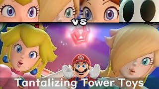 Super Mario Party Peach and Rosalina vs Daisy and Shy Guy 145 Tantalizing Tower Toys [upl. by Fogel]