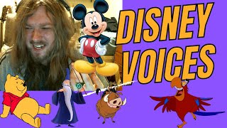 Disney voice impressions [upl. by Shing]