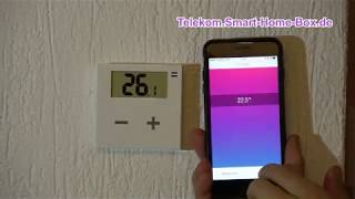 Bitron Video Wandthermostat mit Relais für Telekom SmartHome Qivicon [upl. by Procora887]