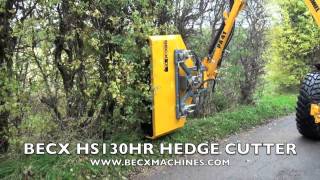 BECX HS130HR HEDGE CUTTER [upl. by Gnilrits]