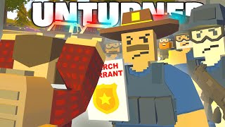 RAIDED BY THE POLICE Unturned Life RP 35 [upl. by Pavlish]