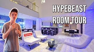 Crazy HYPEBEAST Room Tour [upl. by Hazeefah]