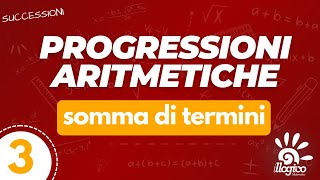 Progressioni aritmetiche  somma dei primi n termini consecutivi  3 [upl. by Ardnaxila708]