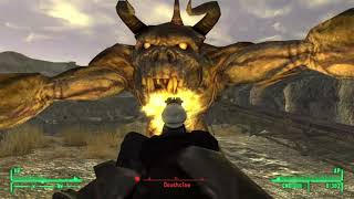 Fallout new vegas Death claw pro hunter challenge [upl. by Vannie77]