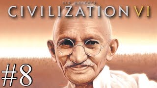 GANDHI LOVE NATION  Civilization VI  Religious Victory 8 [upl. by Siusan]