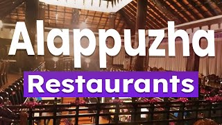 Top 10 Best Restaurants to Visit in Alappuzha  India  English [upl. by Loresz]