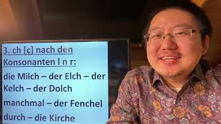 Aussprache von CH Deutsch lernen spontan mit Herrn Tan 2024 [upl. by Avek52]