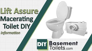 How To Use LiftAssure Macerating Toilet For DIY Bathroom Installations [upl. by Schnurr]