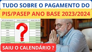 PIS PASEP 2024 Quando Será Feito O Pagamento Do PIS PASEP  Quem Poderá Receber O Abono Qual Data [upl. by Aynnat495]