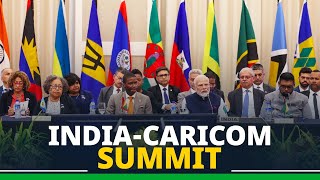 LIVE PM Modi attends IndiaCARICOM Summit in Georgetown Guyana [upl. by Polish]