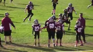 Bangor Slaters 130 lbs Football vs Northwestern October 9 2016 [upl. by Forta365]