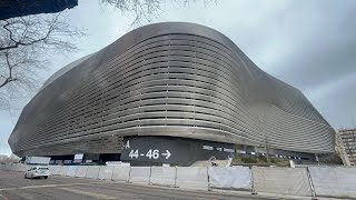 Obras estadio Santiago Bernabéu hoy remodelación 4 Marzo 2024 [upl. by Ocisnarf320]