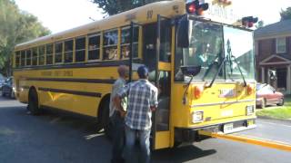 Edwin and Zachary first day bus ride [upl. by Dyraj]