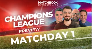 Football CHAMPIONS LEAGUE MATCHDAY 1 [upl. by Awjan]