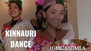 KINNAURI DANCE  😍 IGMC SHIMLA  mscnursing shimla kinnauri farewell youtube [upl. by Marika]