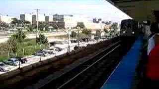 Chicago L Red Line Arriving at CermakChinatown [upl. by Adnalu]